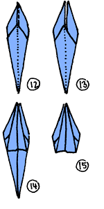 Origami Crane Folding